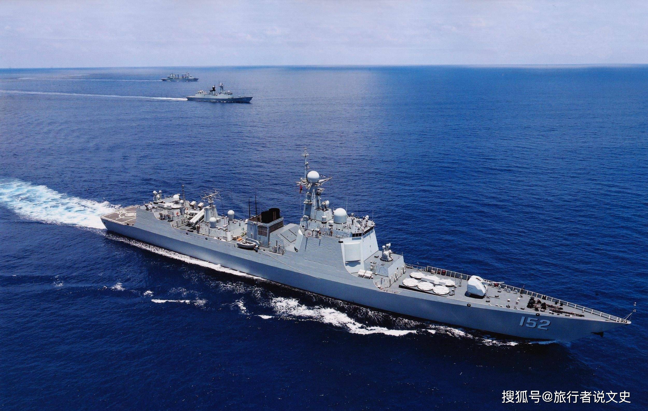 原创新中国海军舰艇是怎么从浅蓝走向深蓝的?