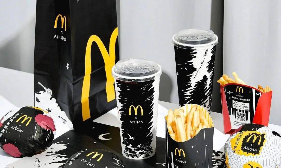 麦当劳包装被"黑"了!居然有种高大上的感觉,网友:黑的