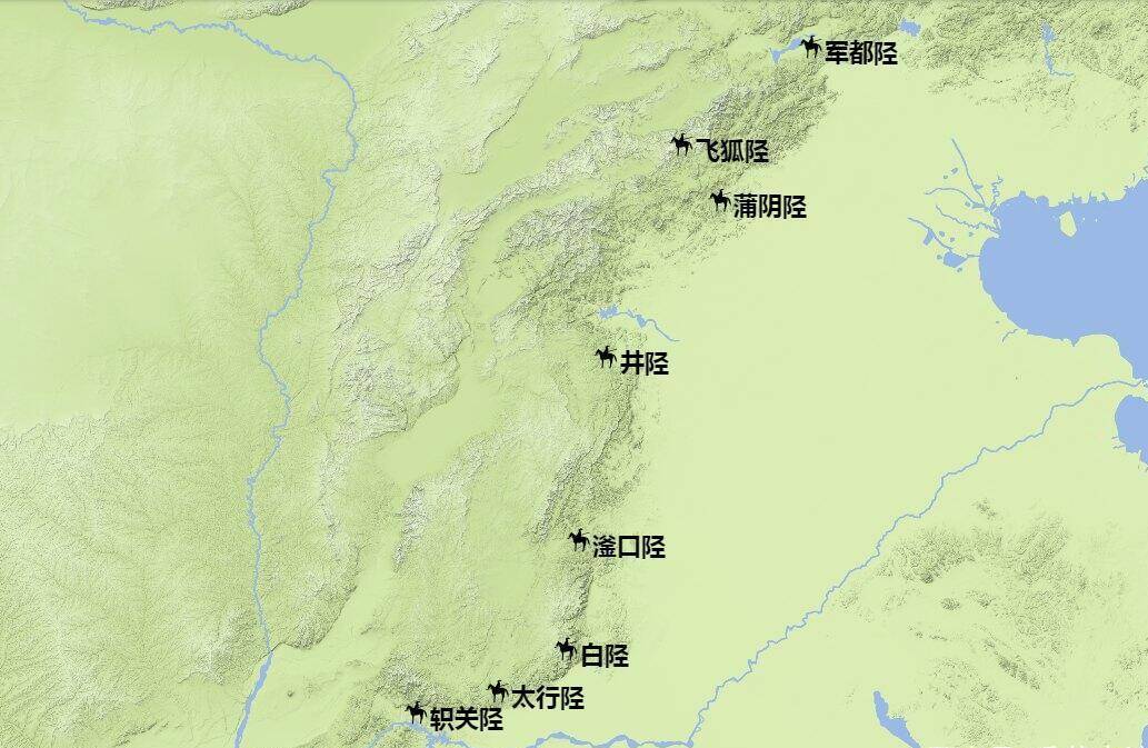 原创从地图看大秦赋赵国太行山防线因长平之战而形同虚设