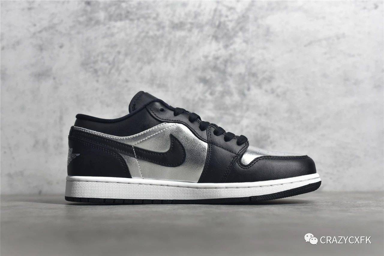 air jordan 1 low 乔丹 aj1 黑银低帮运动鞋评测