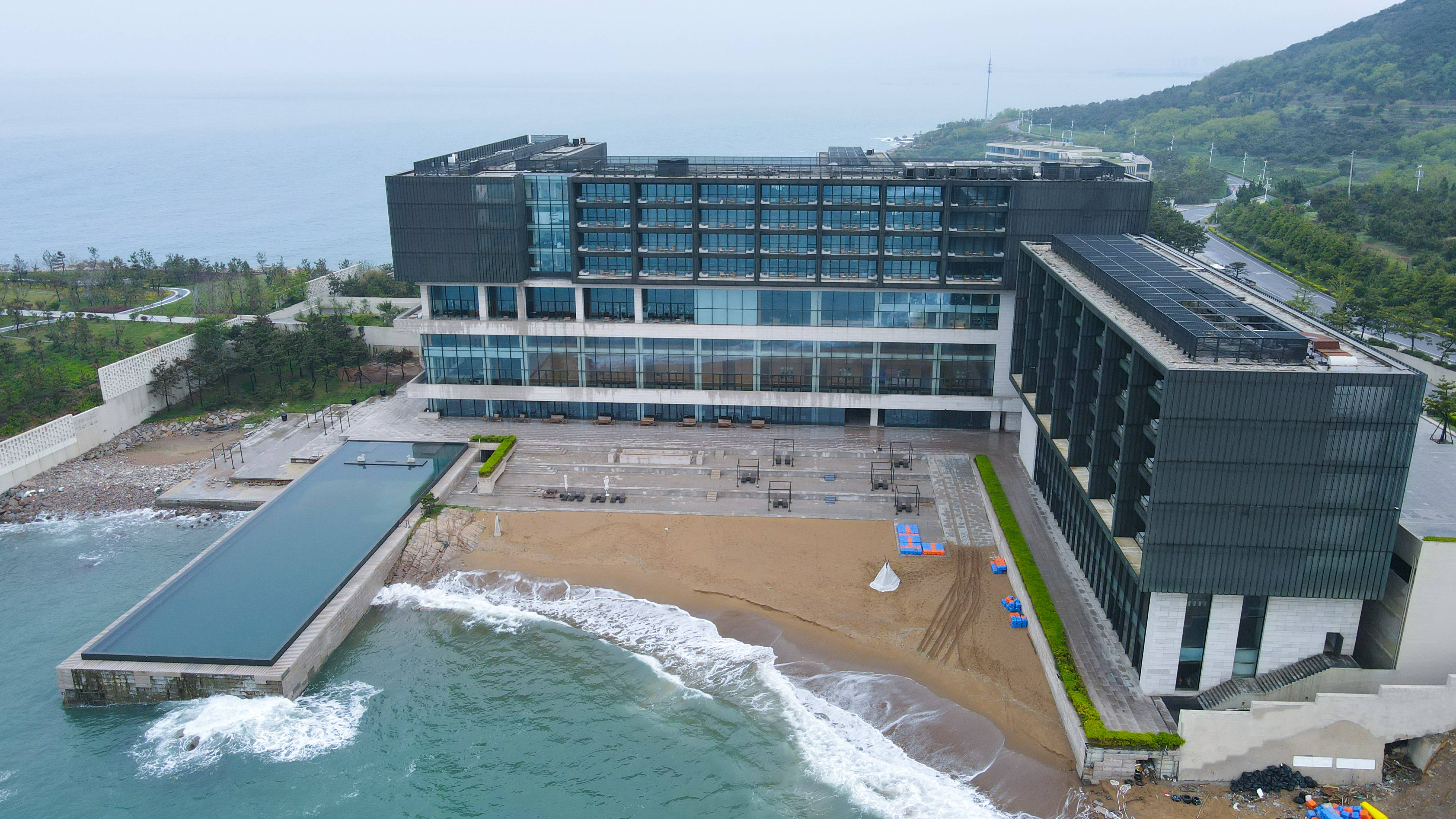 原创躺在浴缸里看大海听着涛声浪鸣入睡青岛涵碧楼探店分享