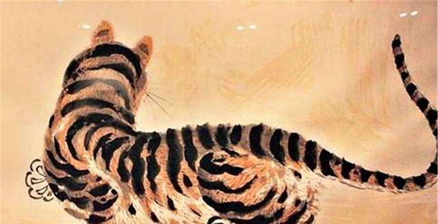 此人画虎不画脸光背景就卖出3202万专家解释看老虎爪子