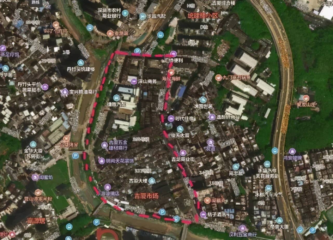 交通配套离地铁龙岗线丹竹头站出入口1km左右,东侧有在建的丹平快速路