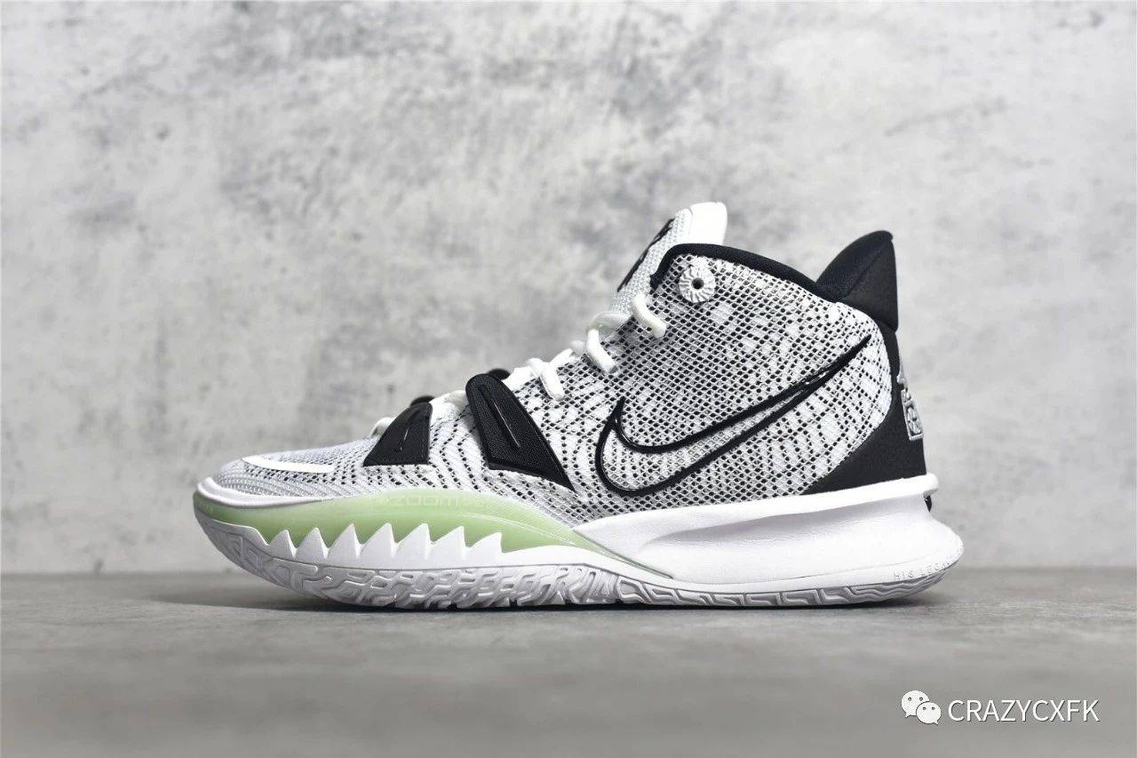 欧文7代 耐克 nike kyrie 7 hip-pop 夜光白绿嘻哈文化篮球鞋