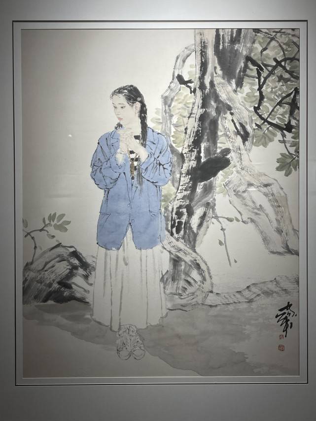 丽日心语何家英人物绘画展在北京举行