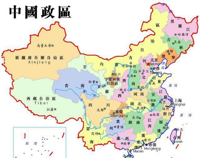 熟悉地理的同学都知道,中国每个省份以及行政区都有着各自的简称