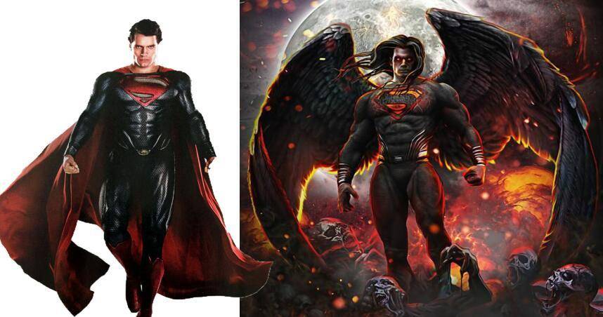 超级英雄"黑化":超人长出翅膀,你看最后一位多瘆人?