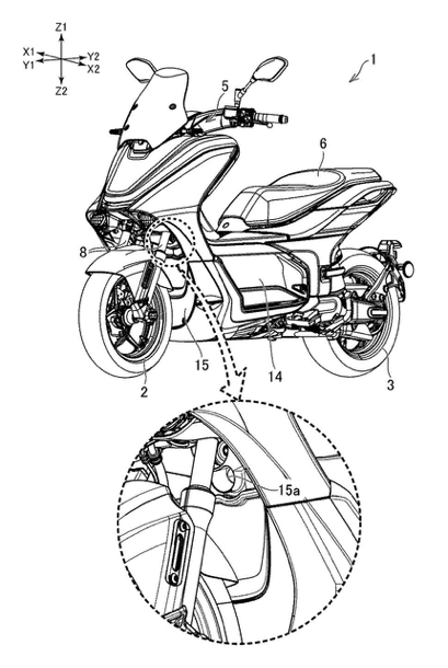 雅马哈电动车e01专利图现身细节贴近市售需求