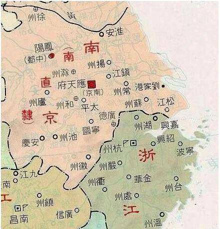明朝最强的"南直隶",为何被清朝拆分,变成现在的江苏安徽上海