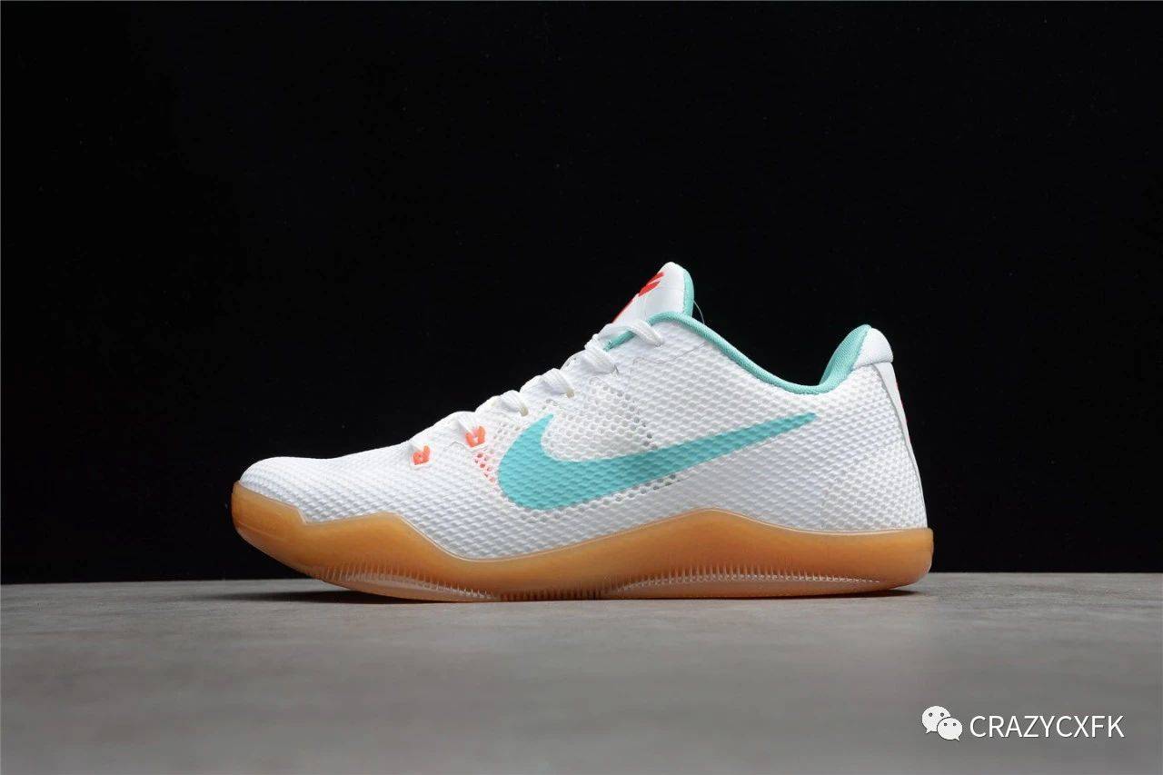 耐克nike zoom 科比 kobe 11 low summer pack 低帮白