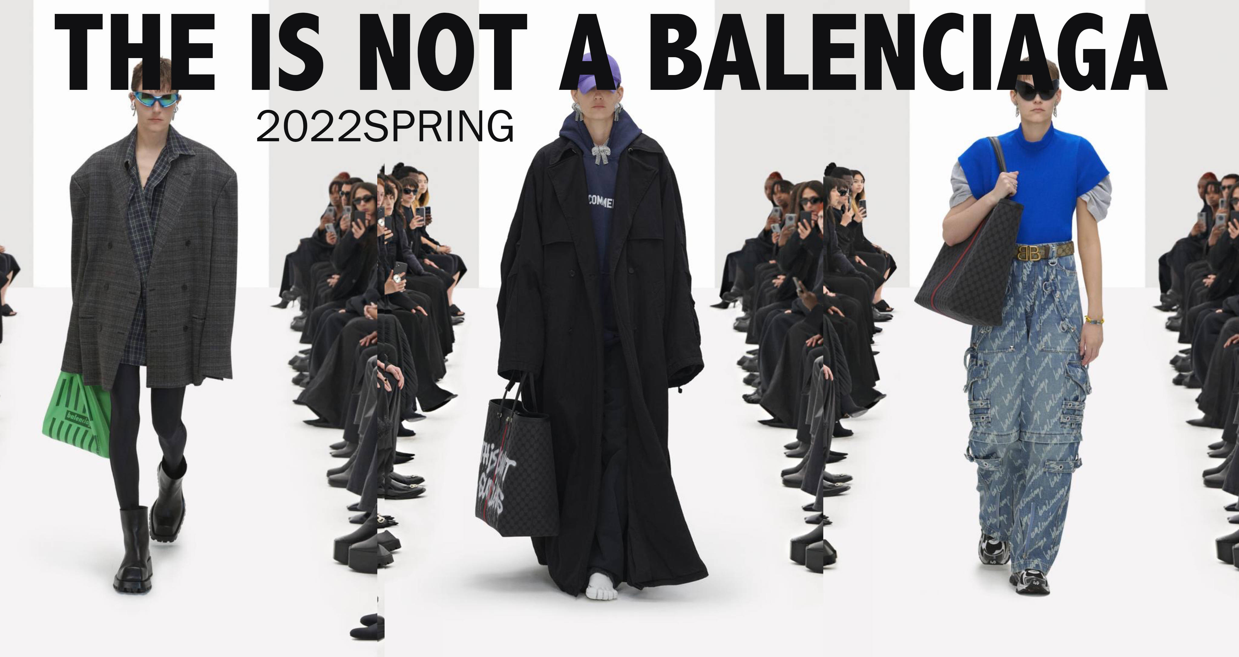 balenciaga手机壁纸,balenciaga背景图 balenciaga 发布最新 2022 春季系列时尚克隆的嘲讽