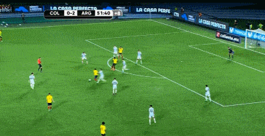 原创世预赛-阿根廷2-2哥伦比亚六战不败,铁卫处子球,梅西被零封