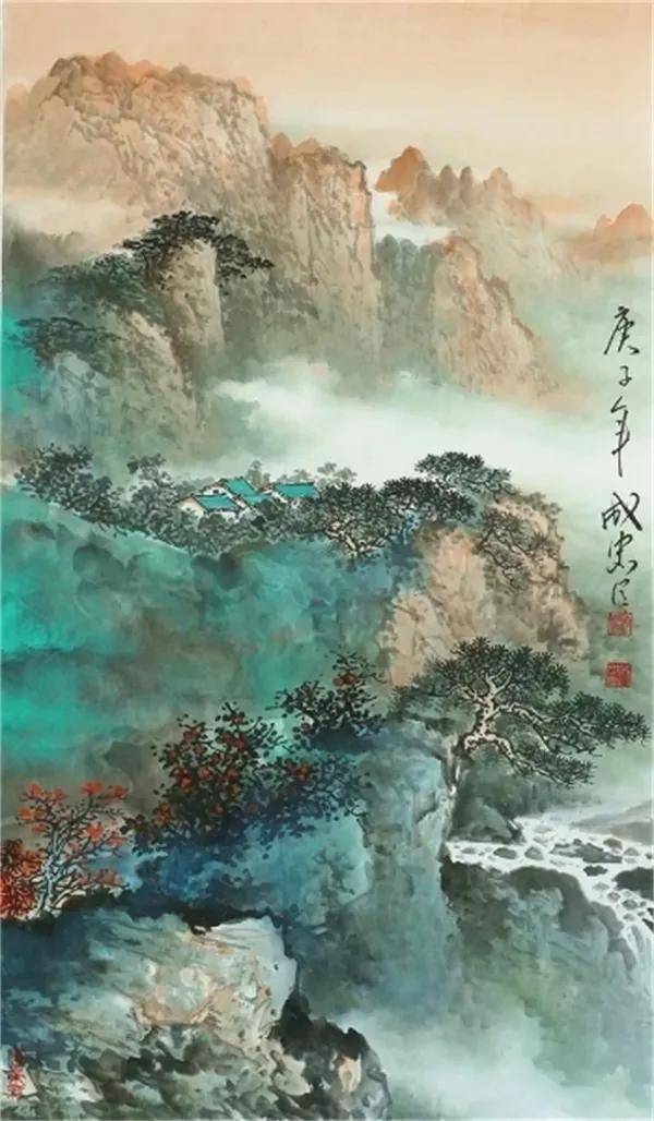他以独特的审美观,重塑中国山水画新的画风和色调