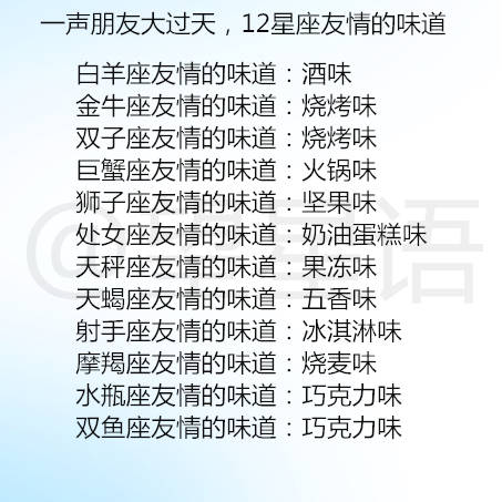 12星座男生爱管女友什么一声朋友大过天12星座友情的味道