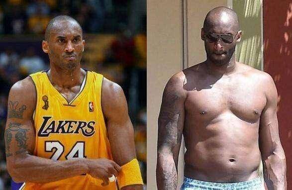 nba中退役后发福的球星艾弗森拥双下巴麦迪成中年大叔