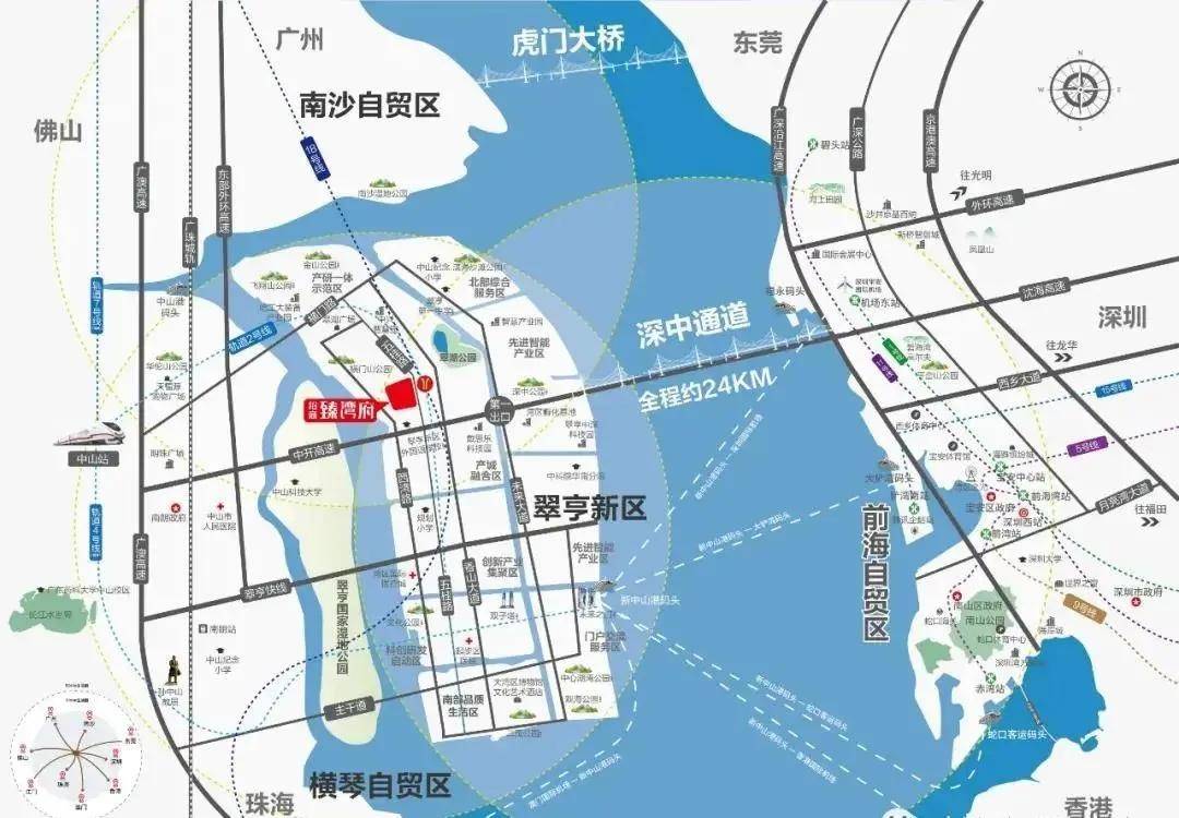 2021马鞍岛『招商臻湾府』怎么样?离深中通道有多远?