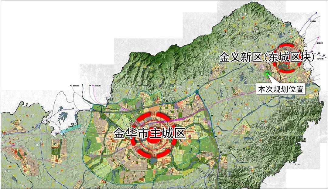 涉地超万亩!金义新区多个地块有了新规划