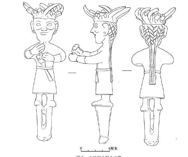 原创考古:同是青铜立人神像,为何金沙比三星堆小了10倍?原因很简单