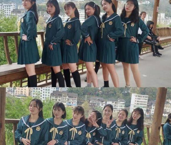 女大学生穿"jk制服"拍毕业照,评论几乎一边倒,女学生霸气反怼