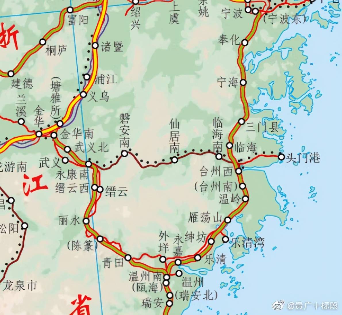 中国铁路营业线路图更新版(2021.7.1)