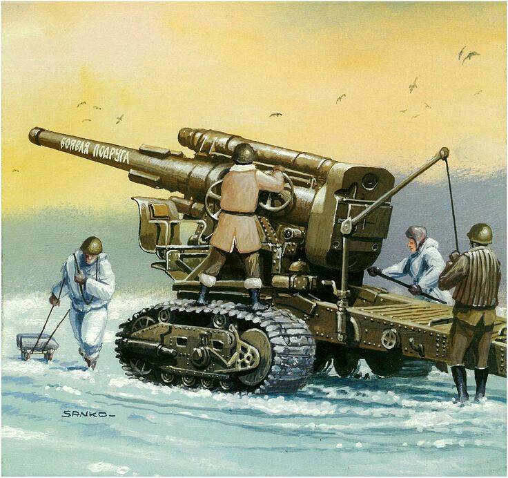 原创慈父般的"疼爱":苏军b-4榴弹炮,攻城拔寨的传奇火炮!