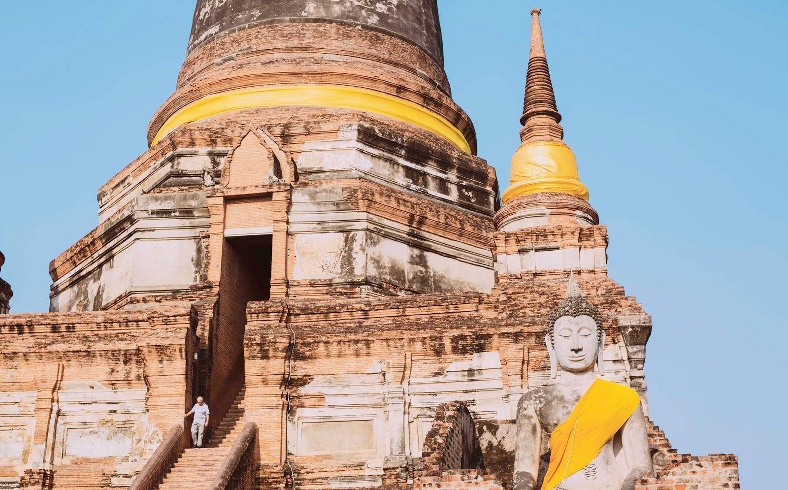 泰国柴瓦塔那兰寺,独特的高棉风格建筑,是一个儿子对母亲的怀念