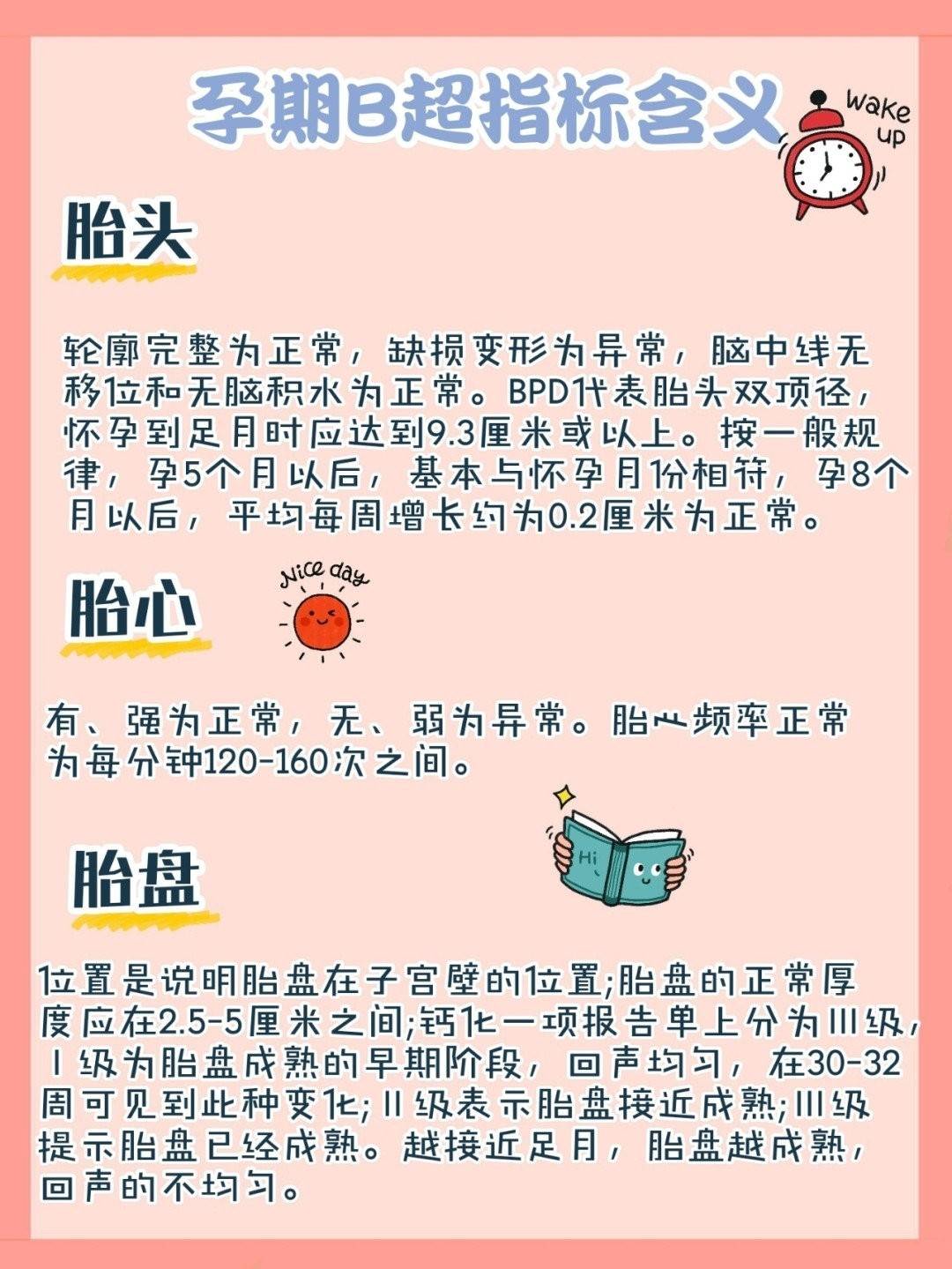 超全孕检时间表快速看懂b超单