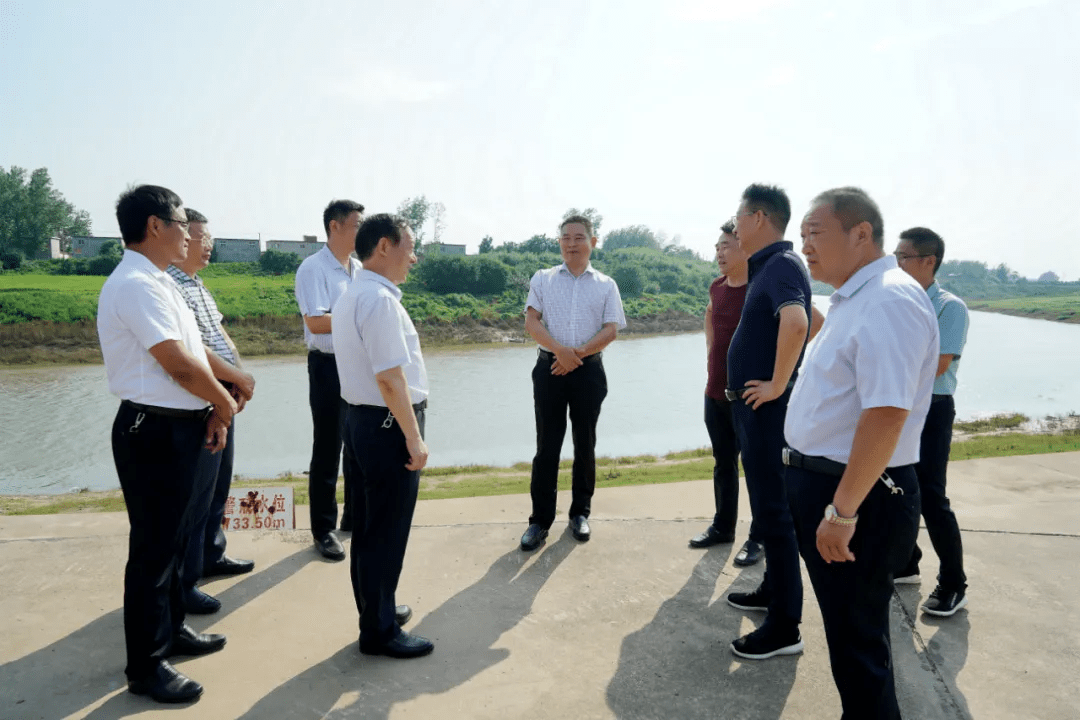 新蔡县委副书记,代县长李勇调研防汛工作