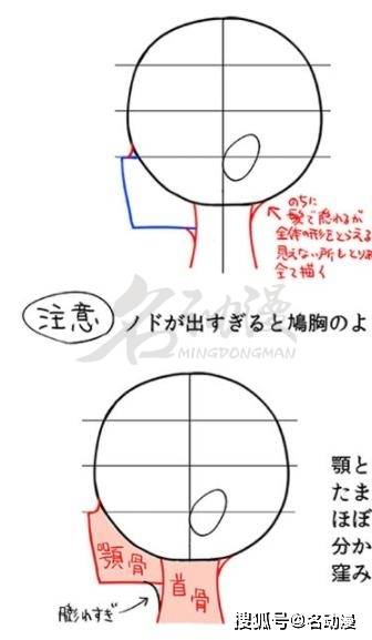 二次元漫画人物侧脸的画法