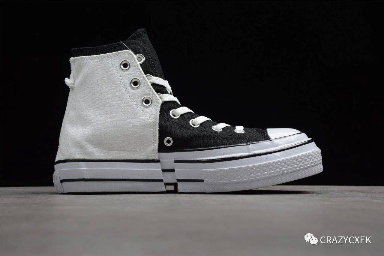 匡威converse 联名王逢陈 feng chen wang 2in1 chuck 70 解构帆布鞋