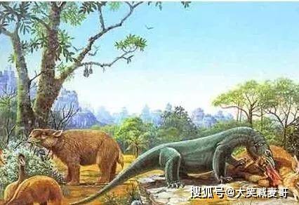 史上最大的巨蜥,巨齿蜥最重约二千公斤,最终不敌人类的火攻
