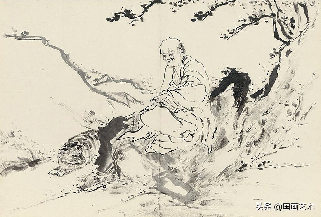 指画开山祖师高其佩指画人物册欣赏