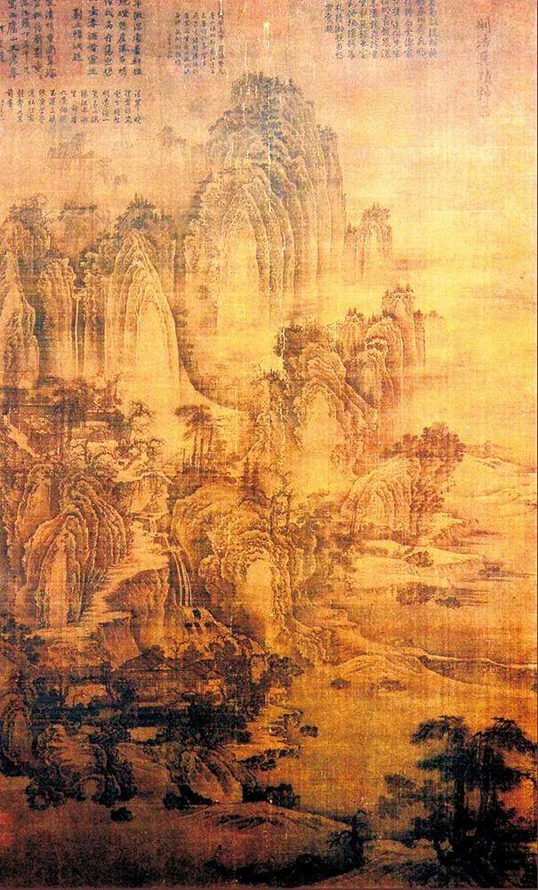 晋代顾恺之享有"山水画祖"之誉,他所作的《庐山图》是中国绘画史上