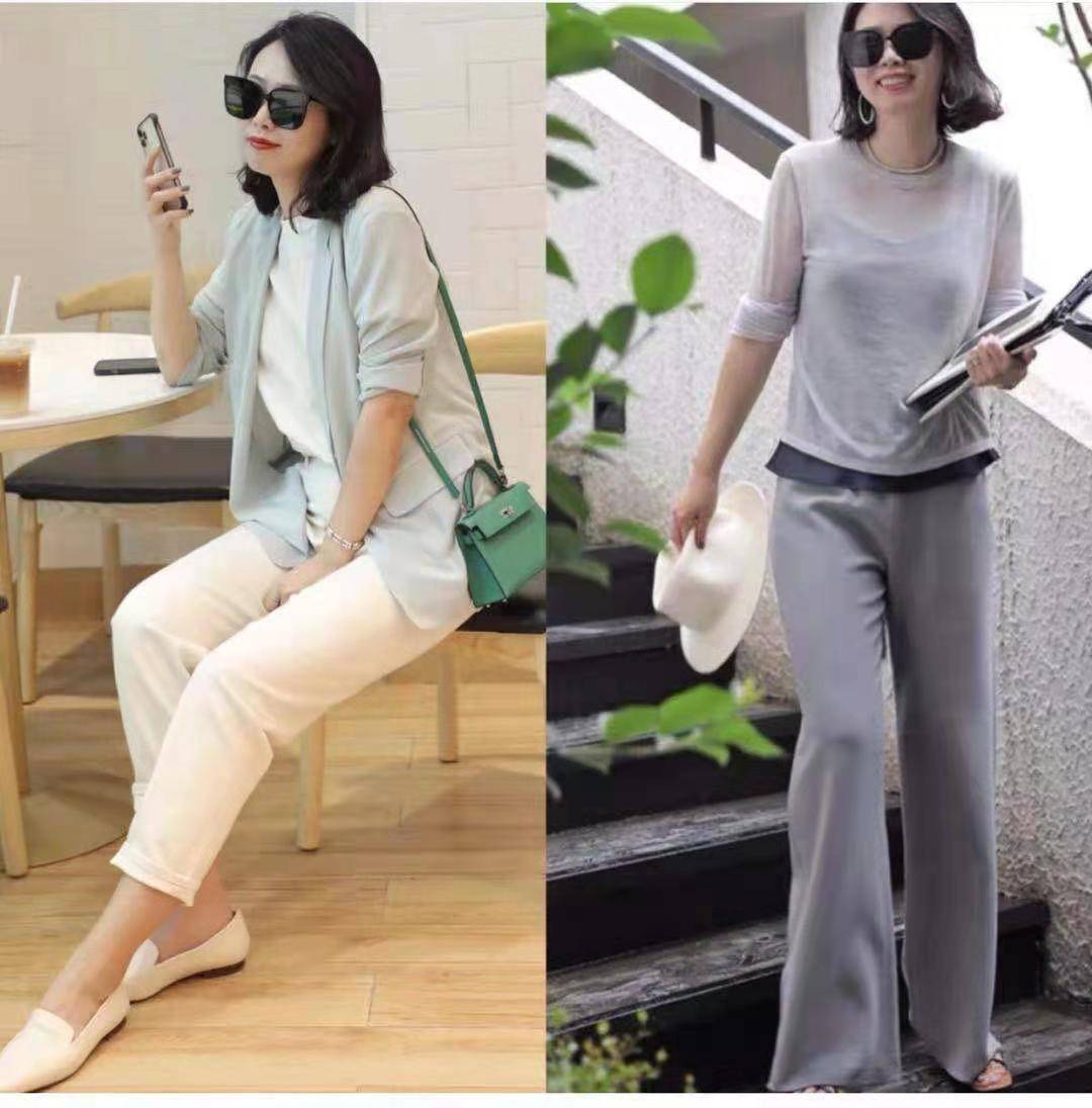 对于进入中年的女性来说,优雅的服装种类繁多,有助于展现女性知性优雅