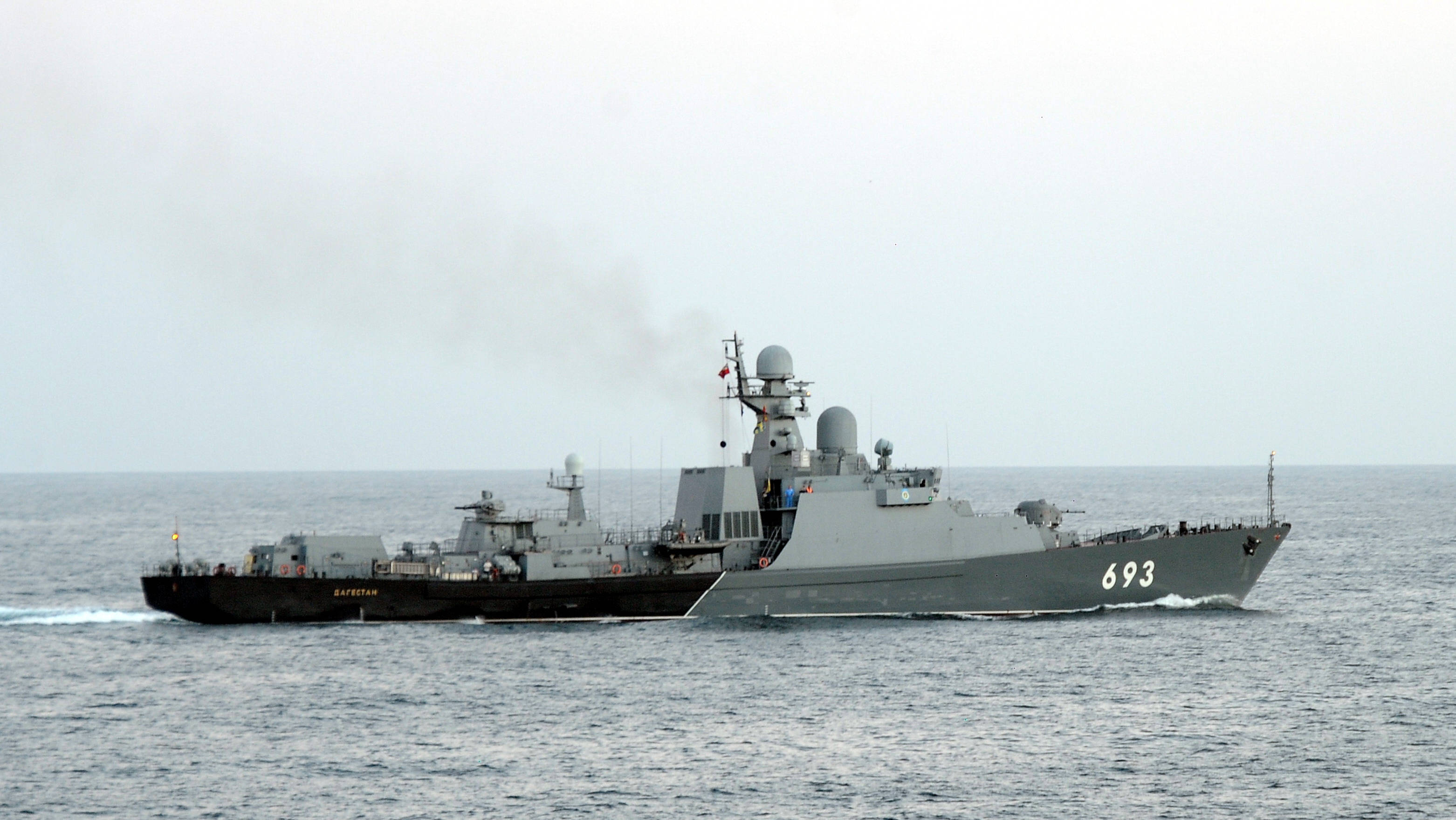 但它并不是为远洋设计的,俄军自用的"猎豹"2号舰"达吉斯坦"号(11661k)