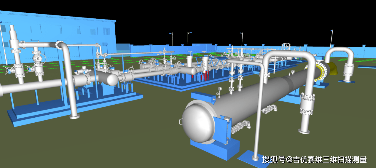 天然气站场三维激光扫描建模三维激光扫描测量技术