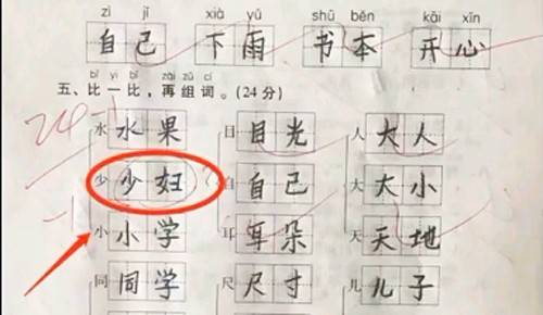 小学生组词出现"创维","奔驰",老师该不该给分?