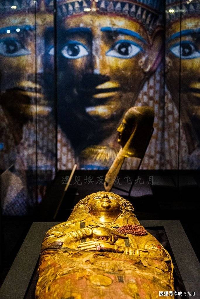中华世纪坛看展,遇见埃及,6具黄金木乃伊,13件法尤姆肖像