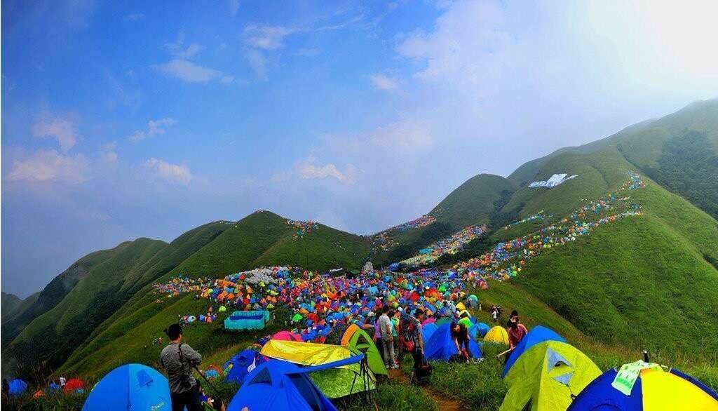 江西萍乡的什么能吸引游客,徒步去武功山,看日出日落云卷云舒