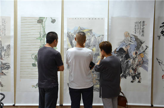 江海和风--全国名家书画作品展在北京宋艺庄书画院拉开帷幕