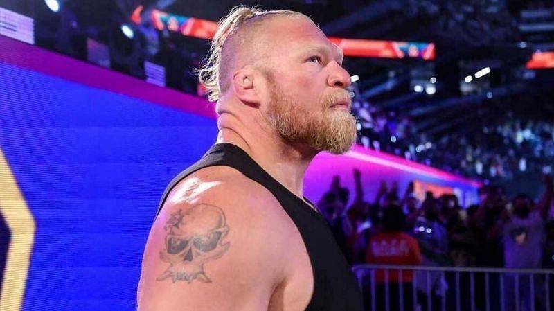 wwe为莱斯纳申请巅峰期时的商标语,罗曼的环球冠军凶多吉少?