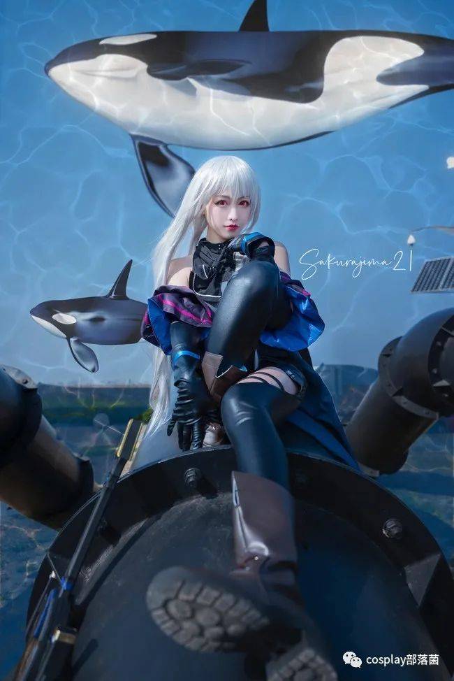 cos:明日方舟同人 斯卡蒂虎鲸