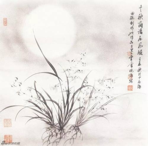 越王勾践在渚(zhǔ)山种植兰花以示明志,屈原的诗歌中将兰花誉为君子.