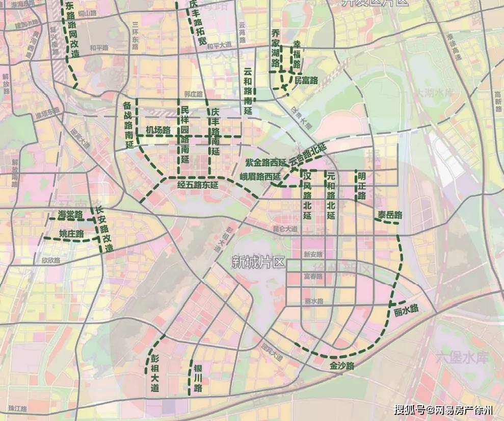 最新!徐州主城划分5大片区,建设132条道路!快看你家附近有吗?