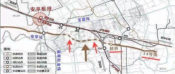 交通方便:规划:上海十四五规划发布14号线终点站封浜往西延伸至黄渡与