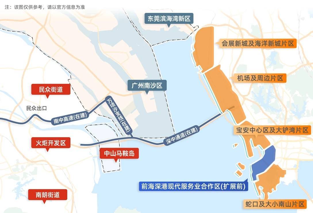 中山深中通道出口规划图下面介绍一下重点.