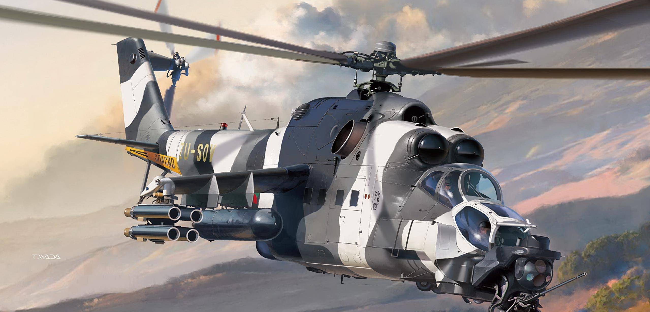 米-24"超级雌鹿"直升机:外形"丑陋邪恶",战斗力堪比怪兽