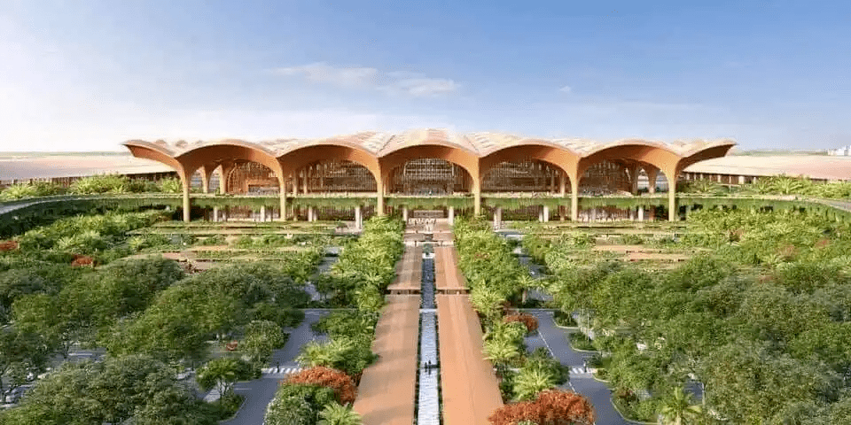 耗资约15亿美元柬埔寨金边新国际机场已完成一半