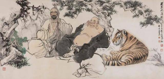 慷慨啸歌孟祥顺画虎艺术展在京开幕