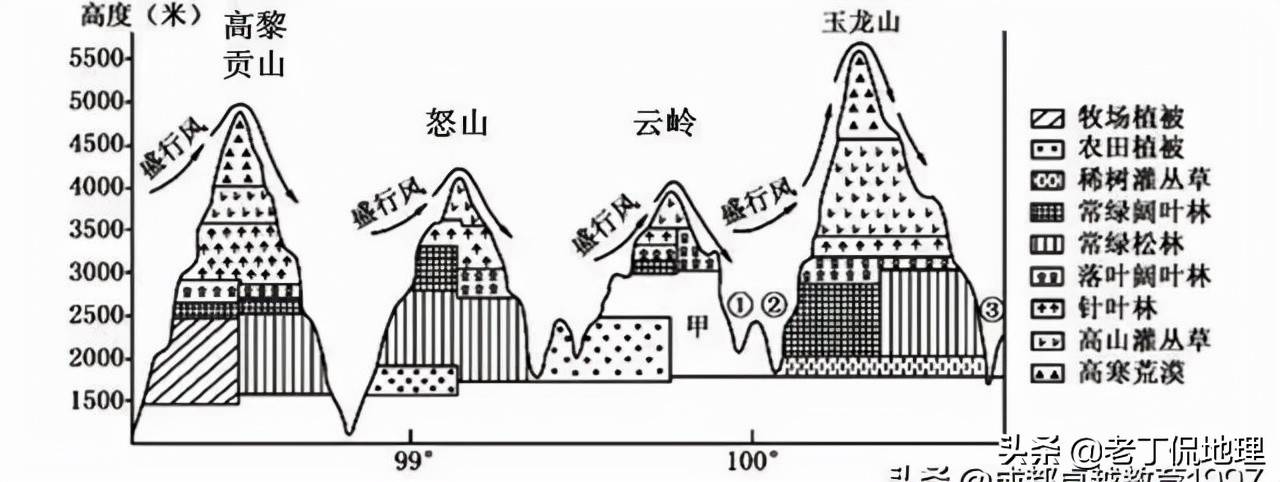 微专题:倒置的垂直地带性_植被_横断山_针叶林